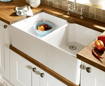 Classic Double Belfast Fire Clay Ceramic Belfast Sink