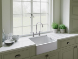 Farmhouse Fire Clay Ceramic Belfast Sink White